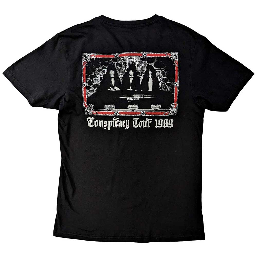 King Diamond | Official Band T-Shirt | Conspiracy Tour (Back Print)
