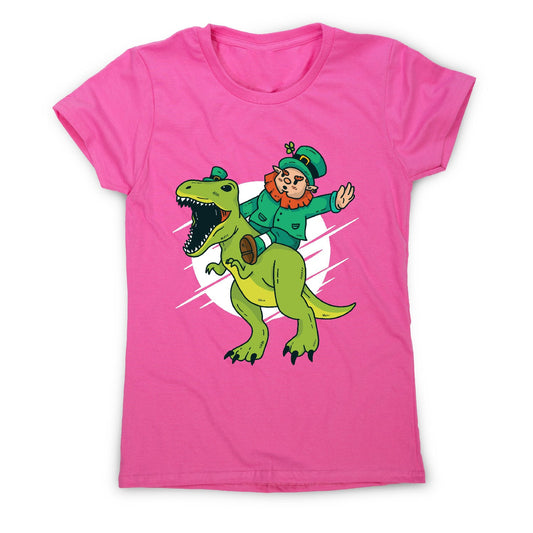 Leprechaun dino - funny women's t-shirt