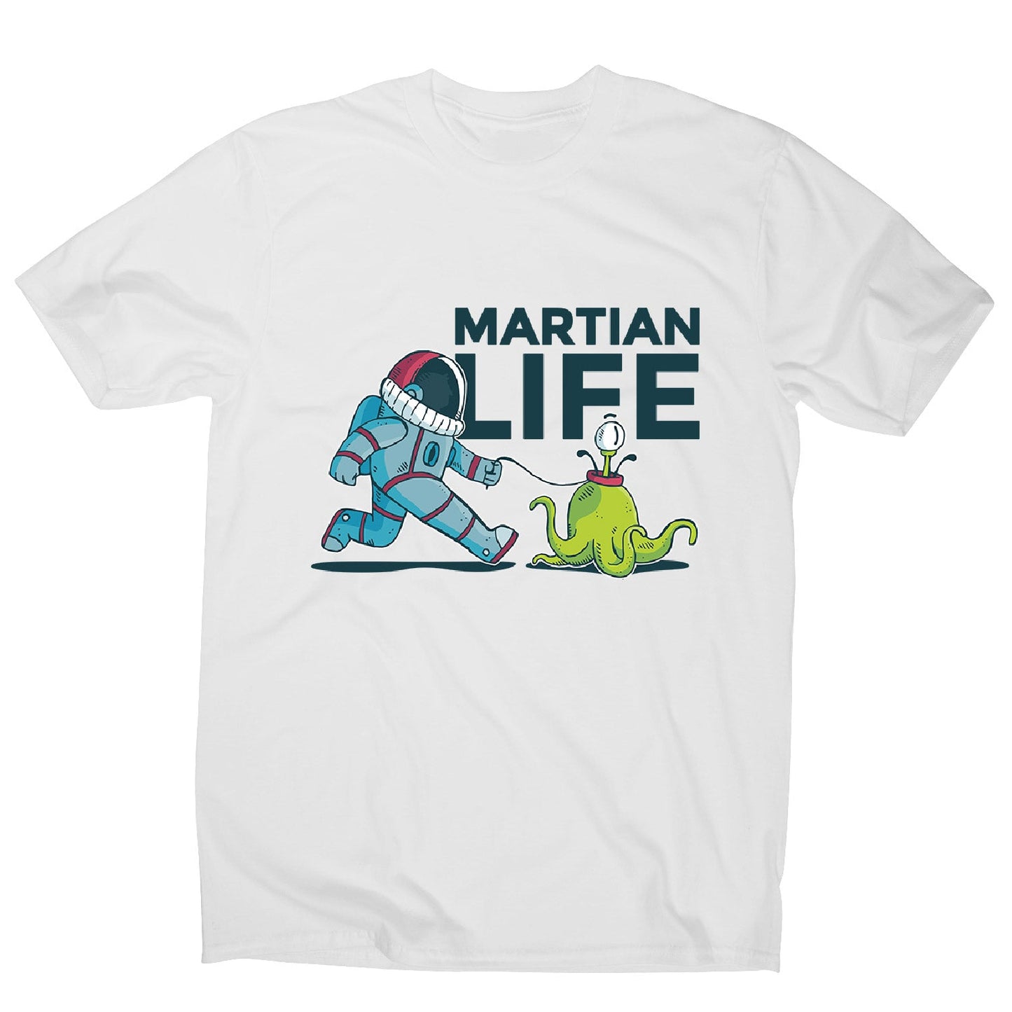 Life on mars - men's funny illustrations t-shirt