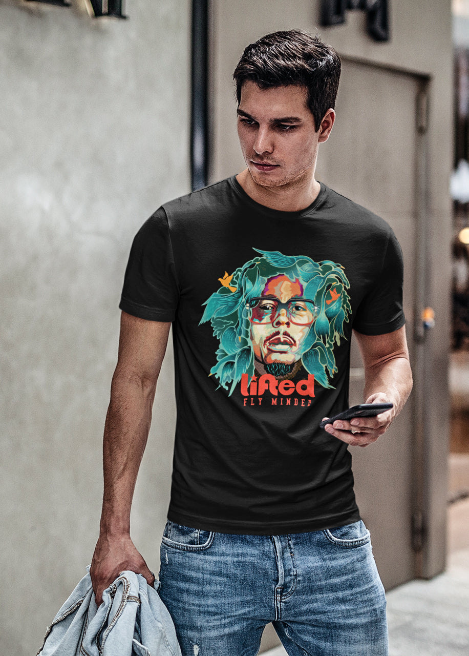 "Lifted Fly Mindz BLK" Uni-Sex Tee's
