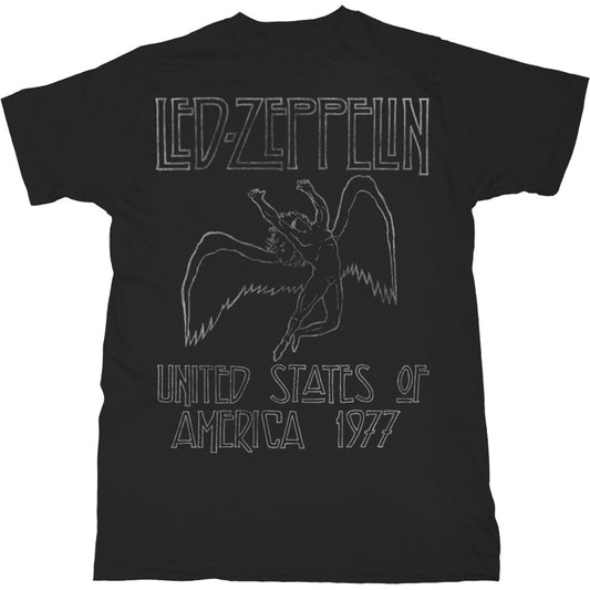 LED ZEPPELIN Attractive T-Shirt, USA '77