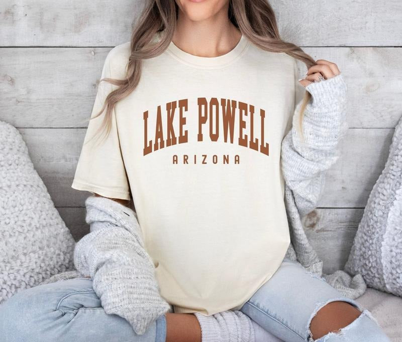 Lake Powell Shirt, Lake Powell Arizona Shirt, Lake Powell gift Souvenir, Women's Hiking TShirt, Group Shirts Travel Gift