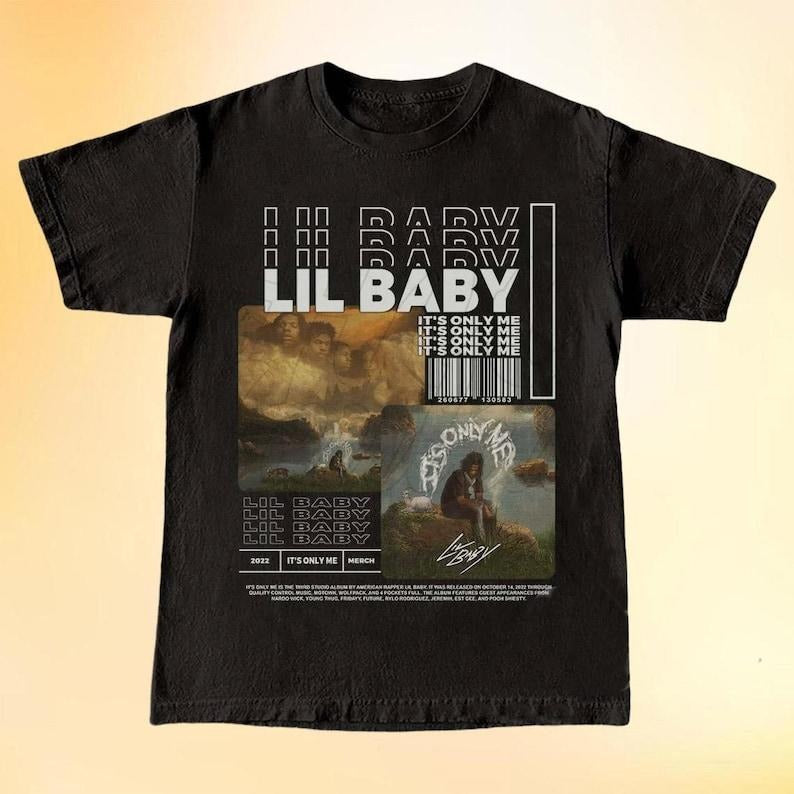 Lil Baby Shirt, Lil Baby Tee, Lil Baby It's Only Me Album Shirt, Lil Baby Unisex Softstyle Shirt, Rap Hip Hop Shirt, Gift Fan