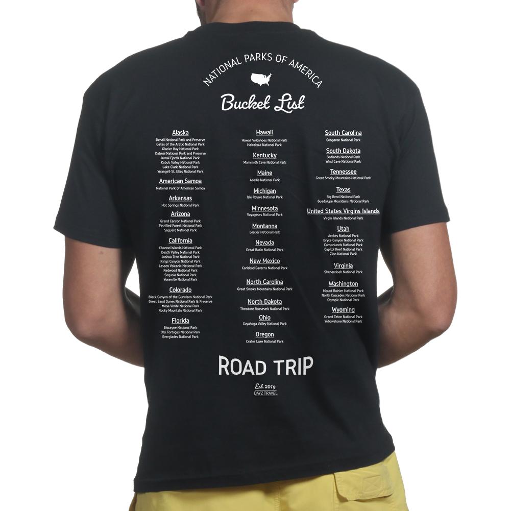 Dayz Travel American Tour Blue Van Menâ€šÃ„Ã´s T-shirt