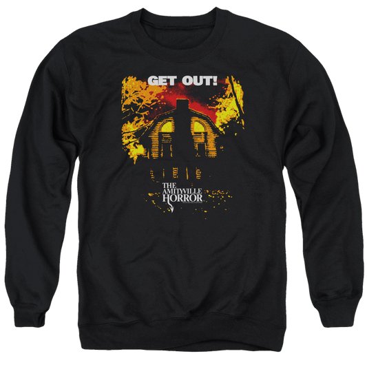 Amityville Horror Get Out - Men's Crewneck Sweatshirt