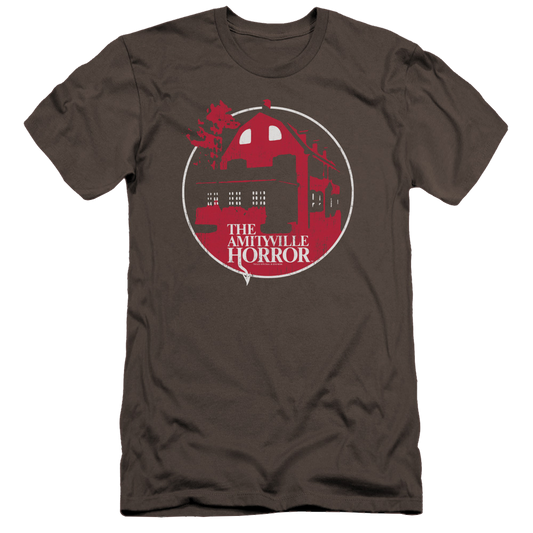 Amityville Horror Red House - Men's Premium Slim Fit T-Shirt