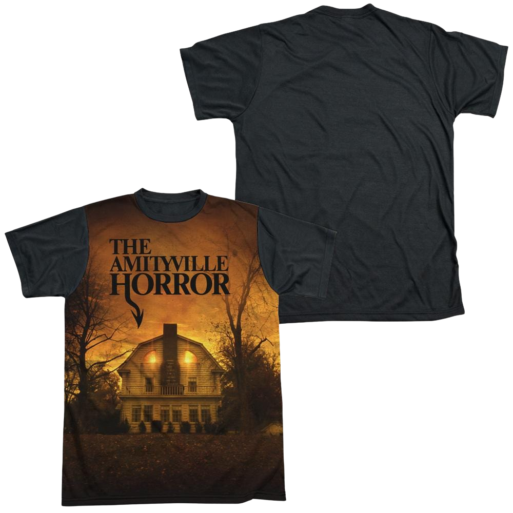 Amityville Horror House - Men's Black Back T-Shirt
