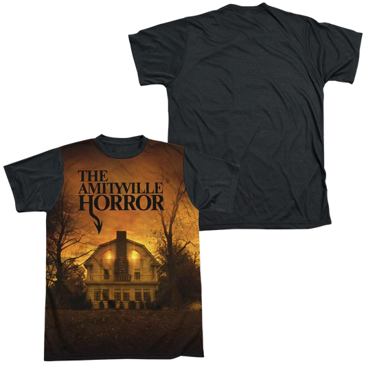 Amityville Horror House - Men's Black Back T-Shirt