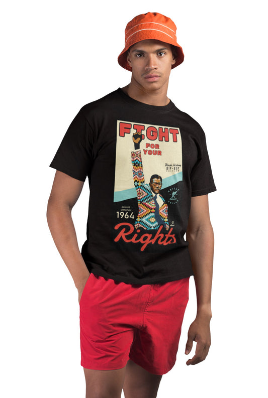 "Mandela Civil Rights Hero" Uni-Sex Tee
