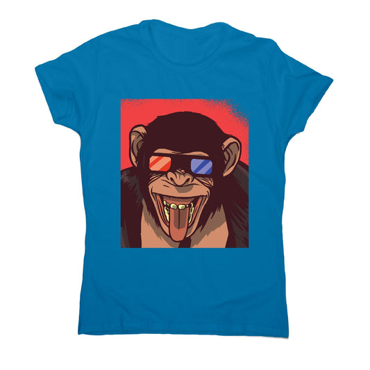 Monkey 3d glasses - women's funny premium t-shirt