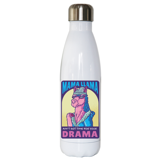 Mama llama water bottle stainless steel reusable