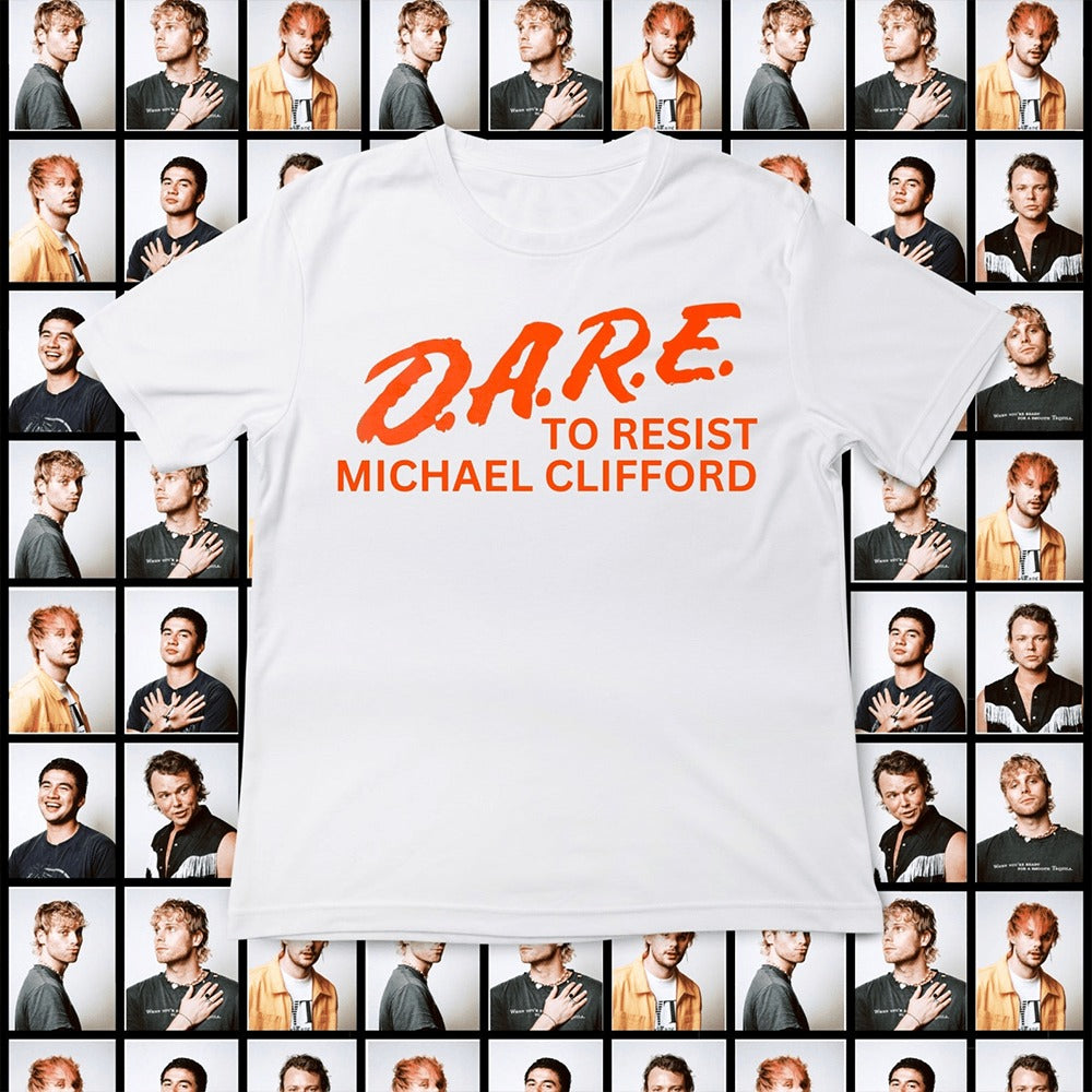 Michael Clifford Merch DARE To Resist Michael Clifford T-Shirt Gifts For Father's Day Ideas
