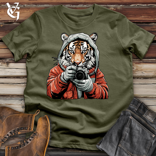 Tiger Photographer Cotton Tee