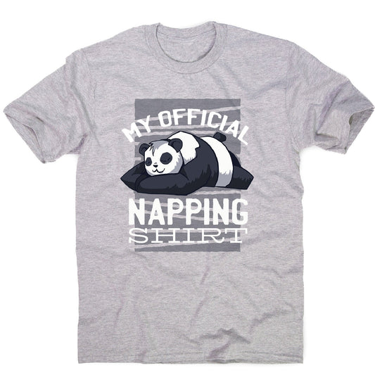 Napping panda - men's funny premium t-shirt
