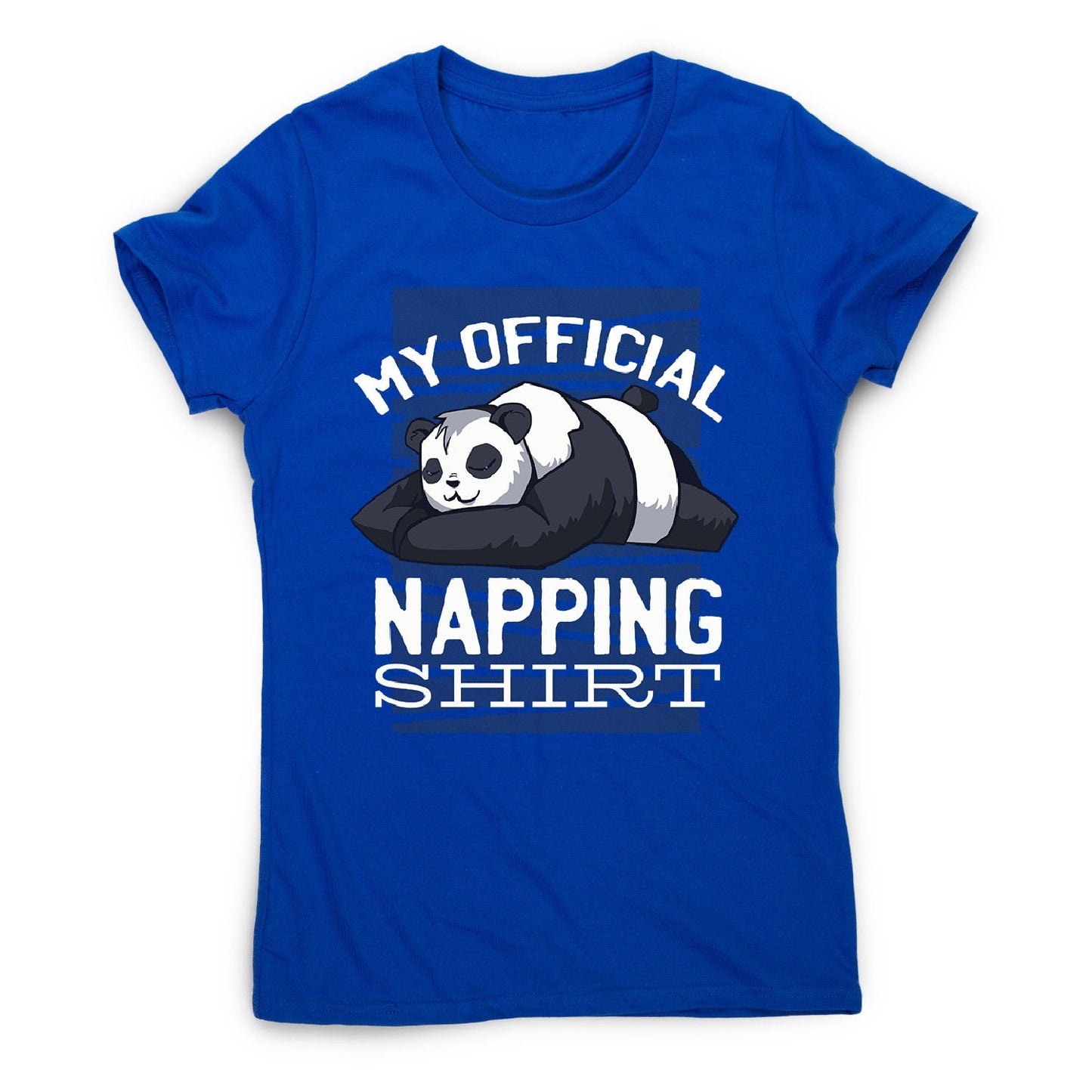 Napping panda - women's funny premium t-shirt