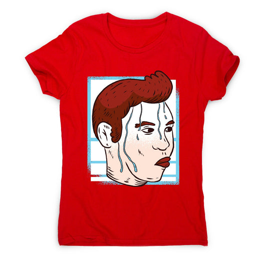Nervous meme - funny women's t-shirt