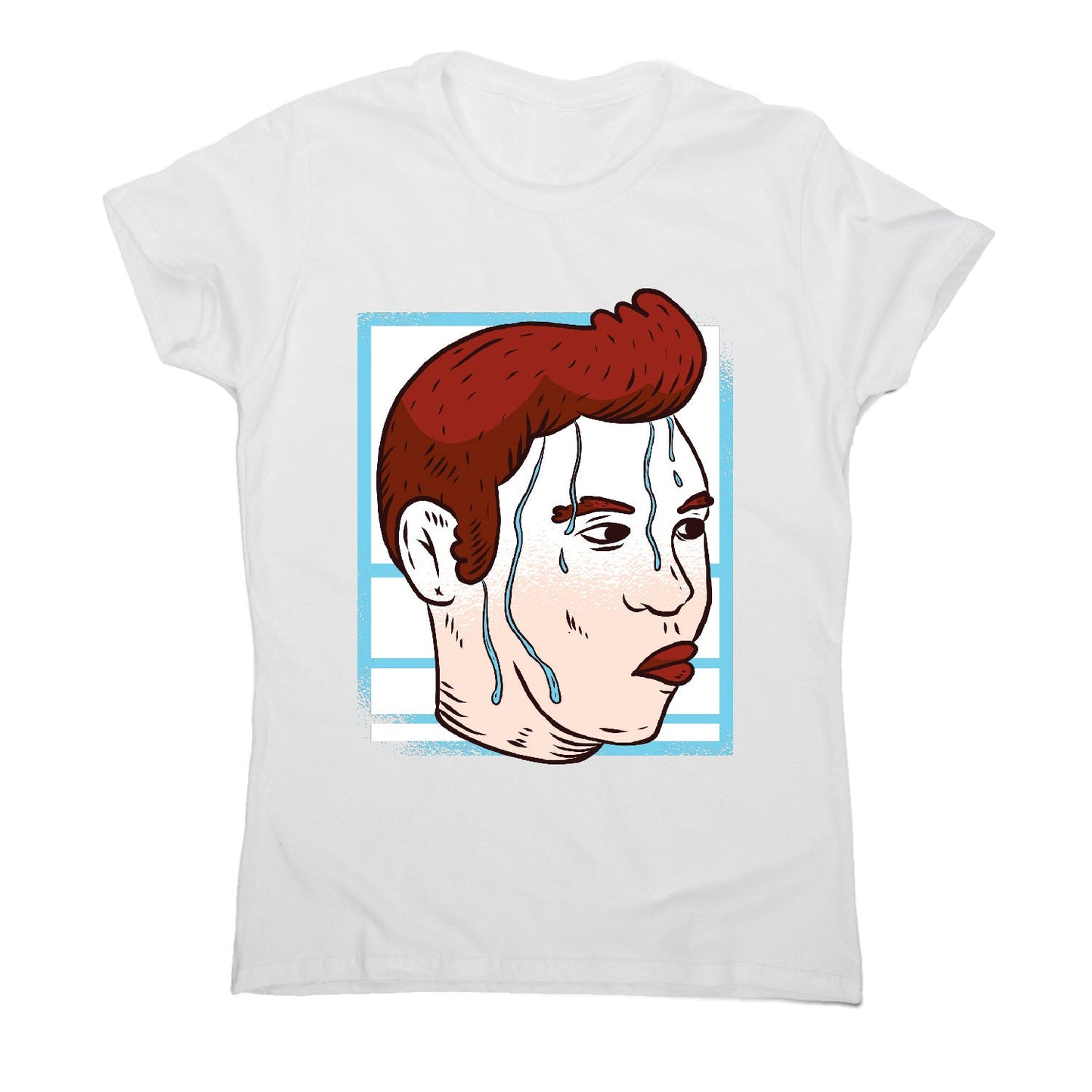 Nervous meme - funny women's t-shirt