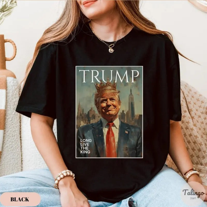 New York Saved Trump 2025 Shirt Long Live the King Conservative Tee