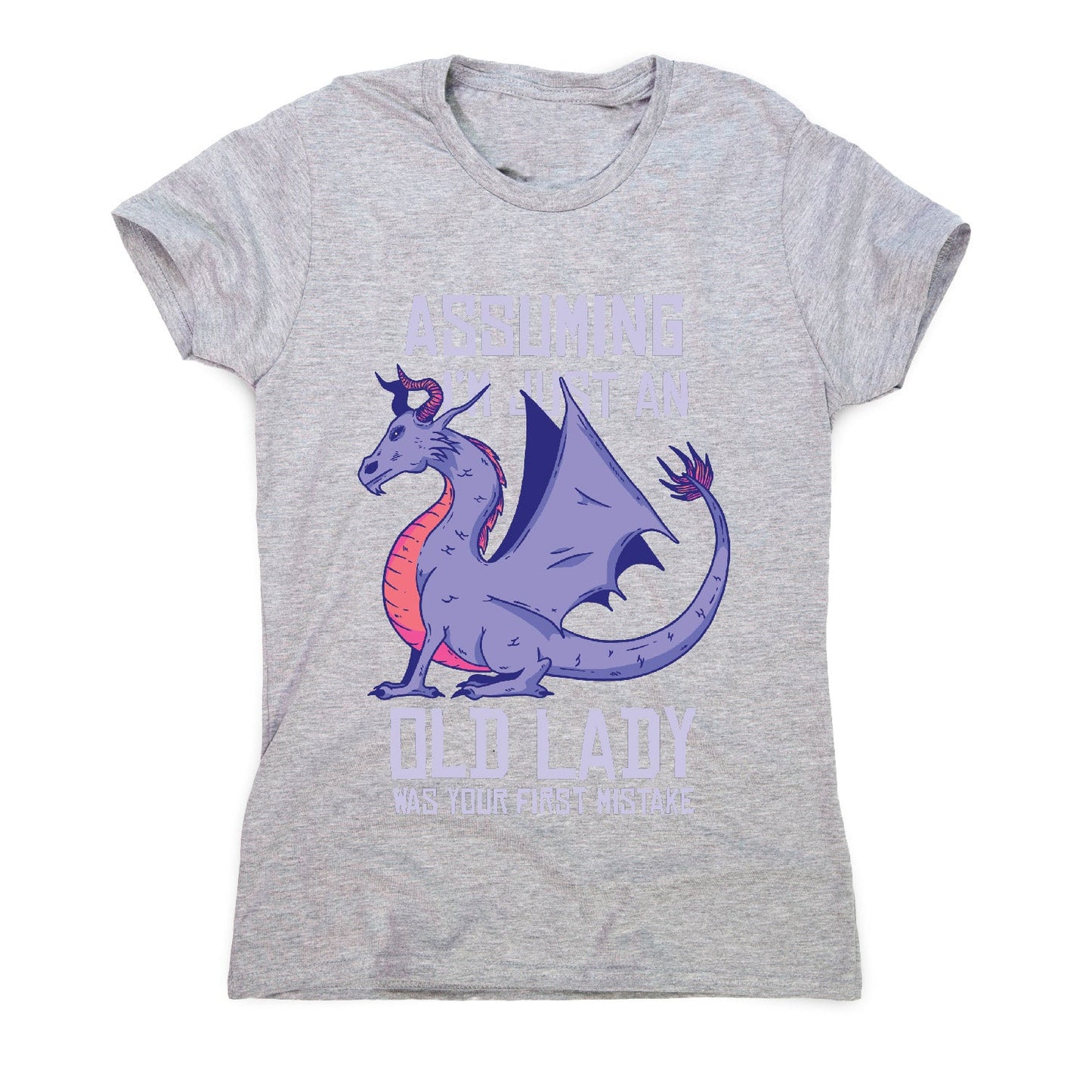 Old lady - funny mum women's t-shirt