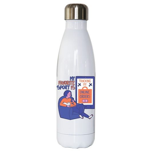 Online shopping funny quote water bottle stainless steel reusable