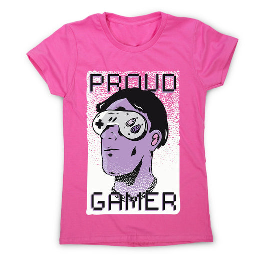 Proud gamer - women's funny premium t-shirt