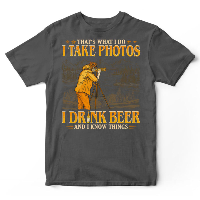 Photographing Drink And Know Things T-Shirt GEC368