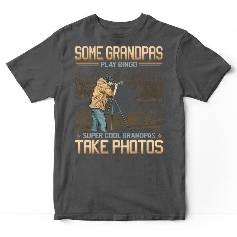 Photographing Grandpa Bingo T-Shirt GDB289