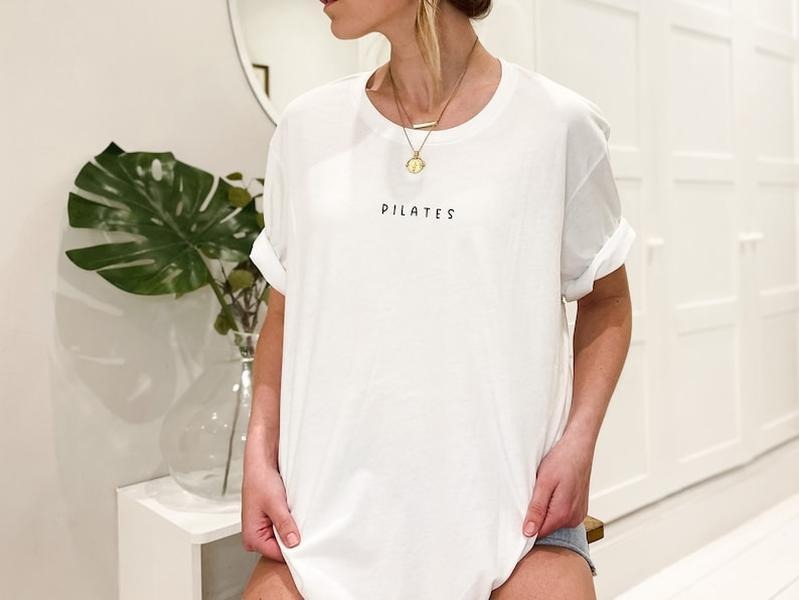 Pilates Shirt, Fitness shirt, Workout shirt, I love Pilates