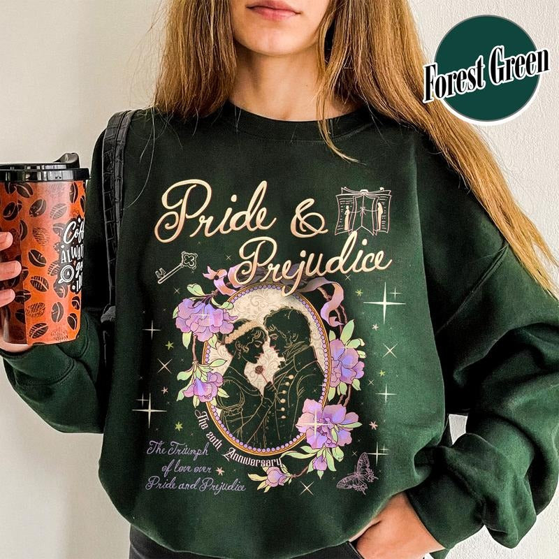 Pride and Prejudice 20th Anniversary Sweatshirt for Fan, Elizabeth Bennet Inspired Sweatshirt, Pemberley Sweatshirt, Headstrong Girl Sweatshirt, Mr Darcy Book Lover