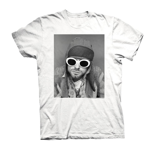 SUNGLASSES PHOTO - Mens Tshirts (KURT COBAIN)