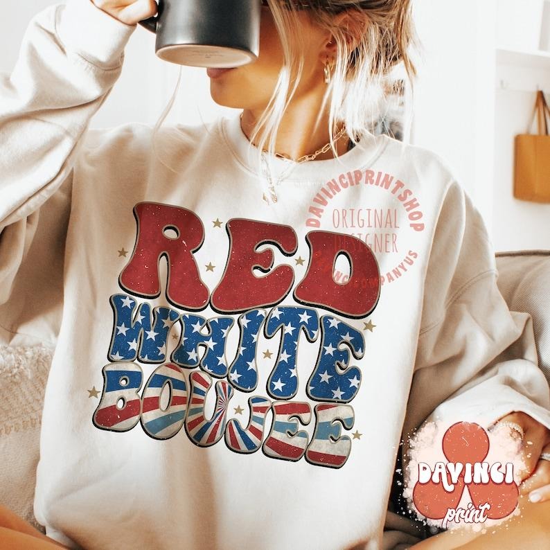 Red White Boujee , 4th Of July , Usa Flag , Independence Day , Fourth of July