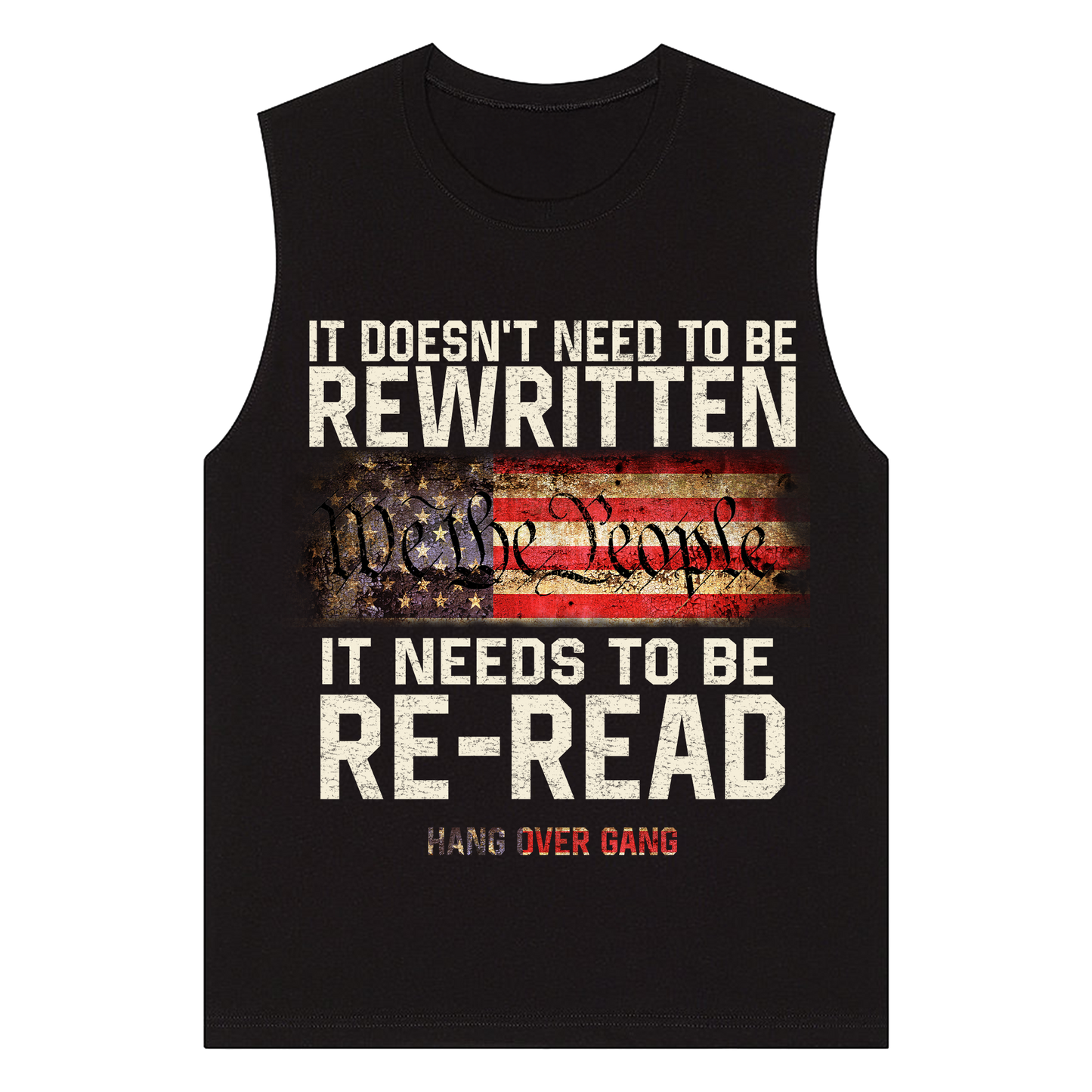 "Needs To Be Re-read" Sleeveless Shirt
