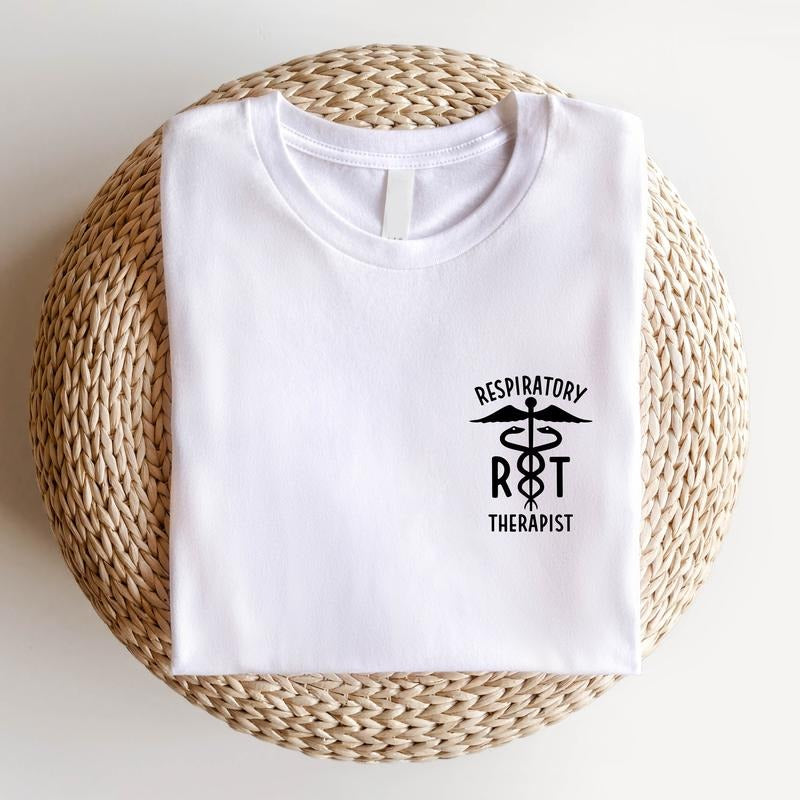 Respiratory Therapist Pocket Size Shirt, RT Nurse T-Shirt, Pulmonologist Appreciation, Lungs Therapist Gift Tee, New Nurse Birthday Gift Tee.