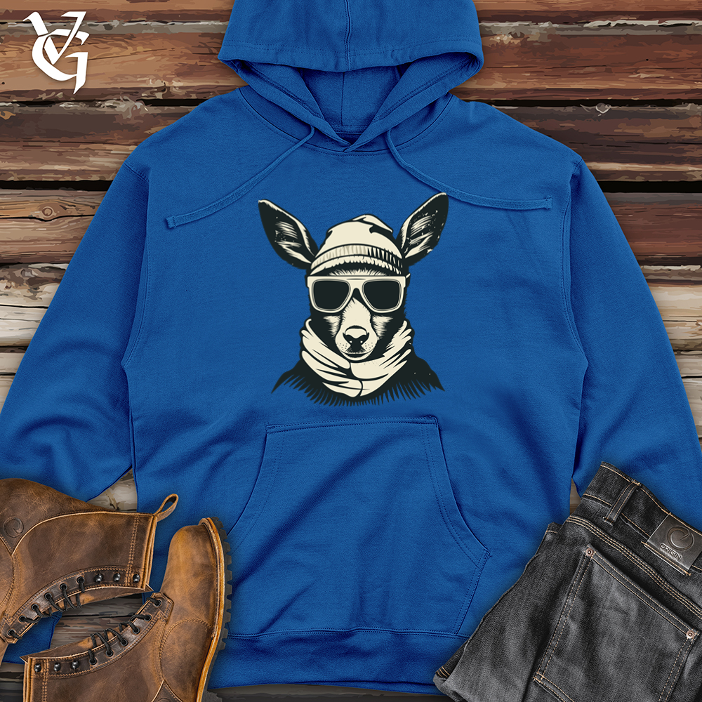 Vintage Ski Masked Buck Midweight Hooded Sweatshirt
