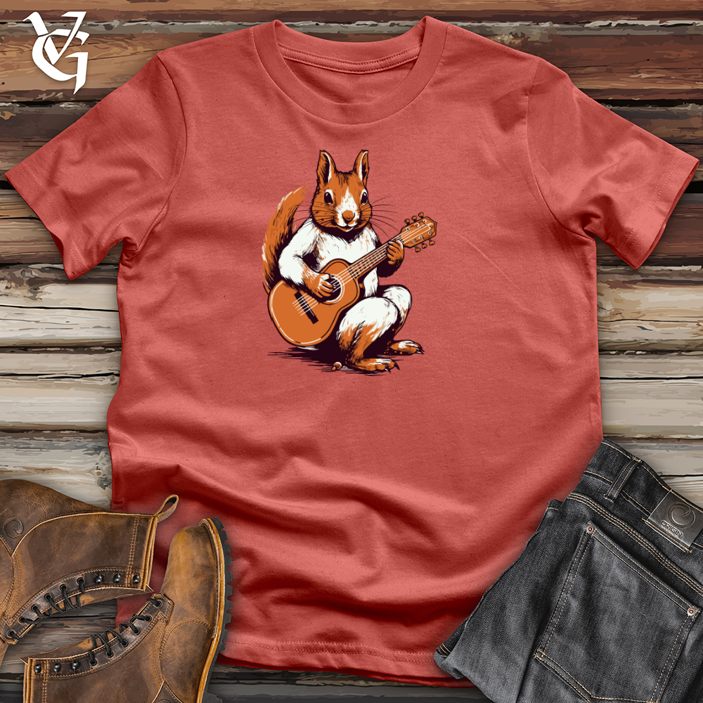 Vintage Guitar Squirrel Cotton Tee
