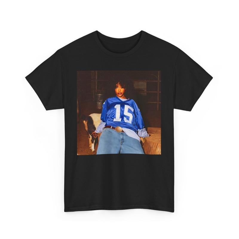 S.Z.A Photo New 90s Bootleg Rap T Shirt, Vintage Hip Hop 90s R&B, Y2k Graphic Tee, Music Rnb Singer Rapper , Fan Merch, Unisex T-Shirt, Gifts For Women, Short Sleeve Tee  cute shirt