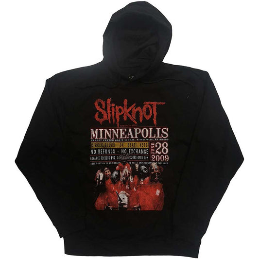 Slipknot Unisex Pullover Hoodie: Minneapolis '09 (Eco-Friendly/Back Print)