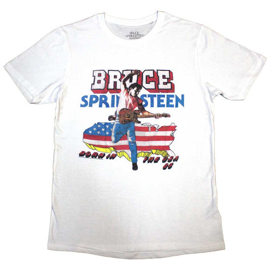BRUCE SPRINGSTEEN Attractive T-Shirt, Born In The USA '85 Style001