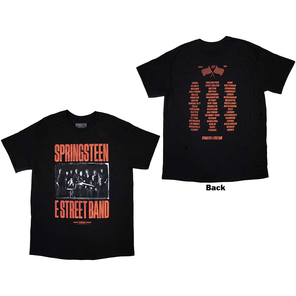 BRUCE SPRINGSTEEN Attractive T-Shirt, Tour Ã¢â‚¬Ëœ23 Band Photo