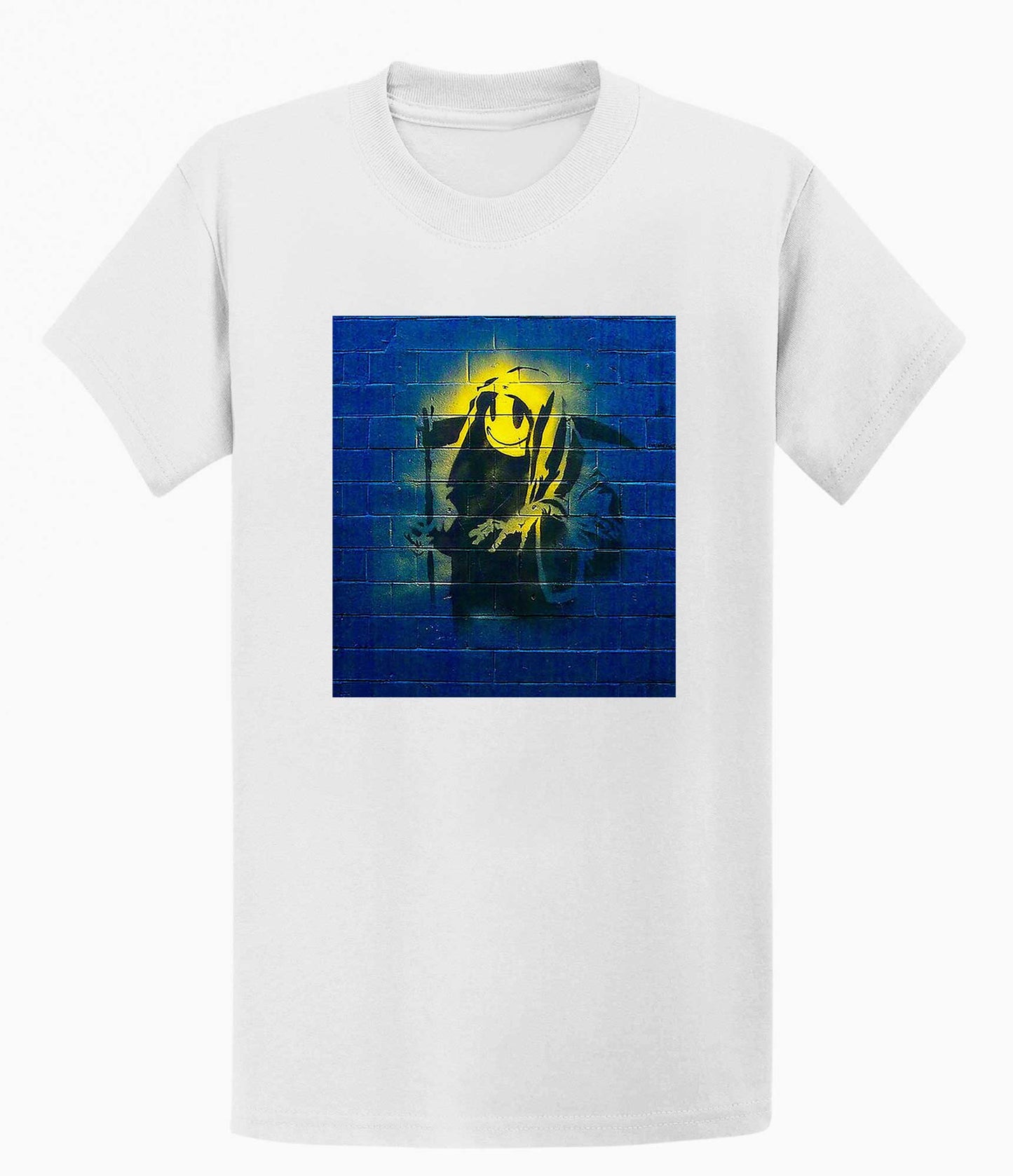 Banksy Unisex T-shirt  - Smiley Reaper