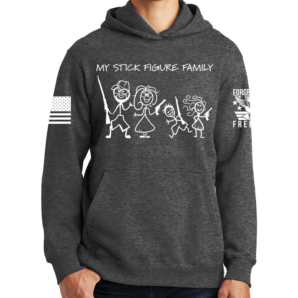My Stick Figure Family Hoodie
