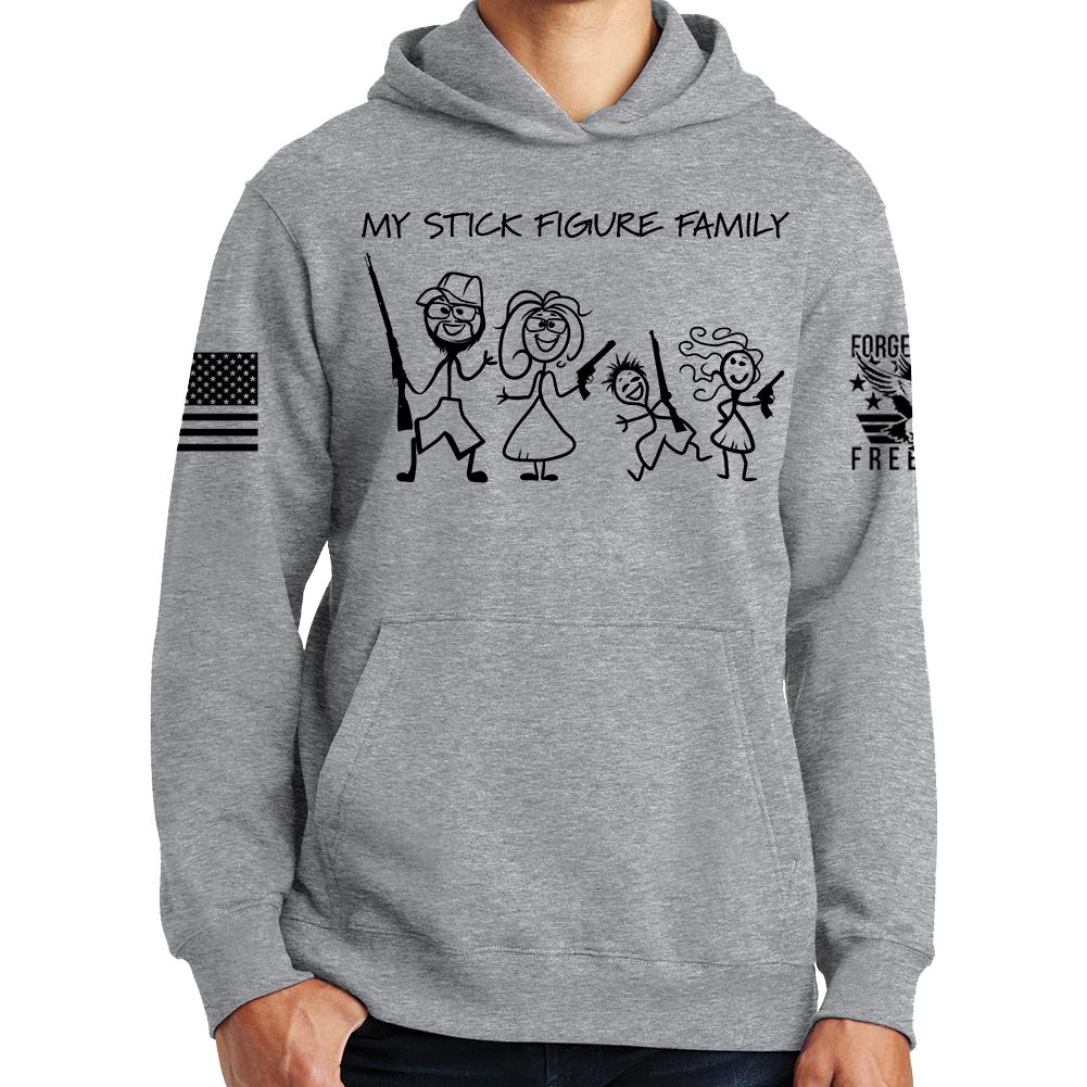 My Stick Figure Family Hoodie