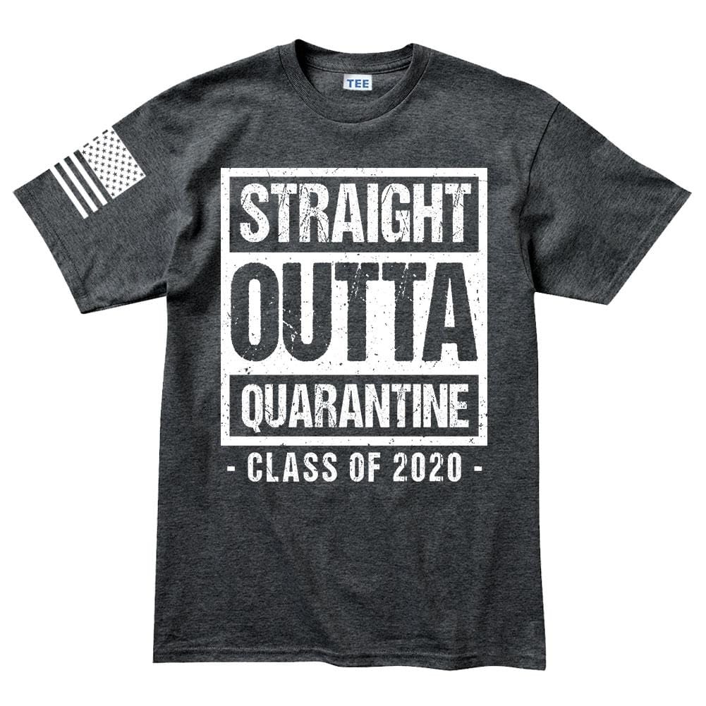 Mens Straight Outta Quarantine T-shirt