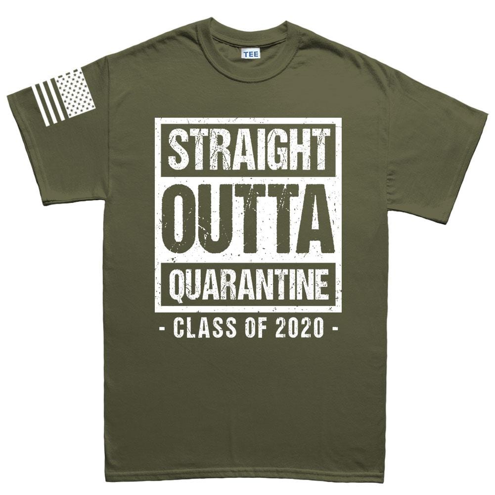 Mens Straight Outta Quarantine T-shirt