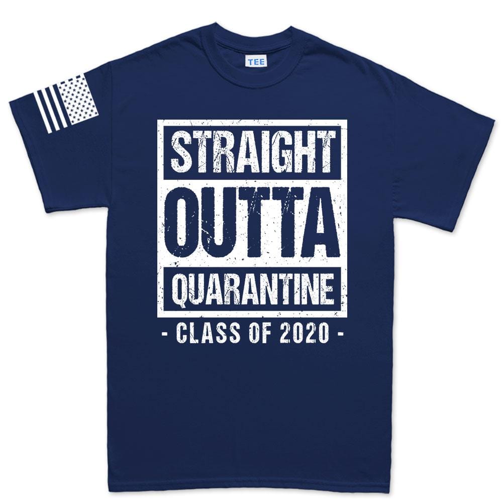 Mens Straight Outta Quarantine T-shirt