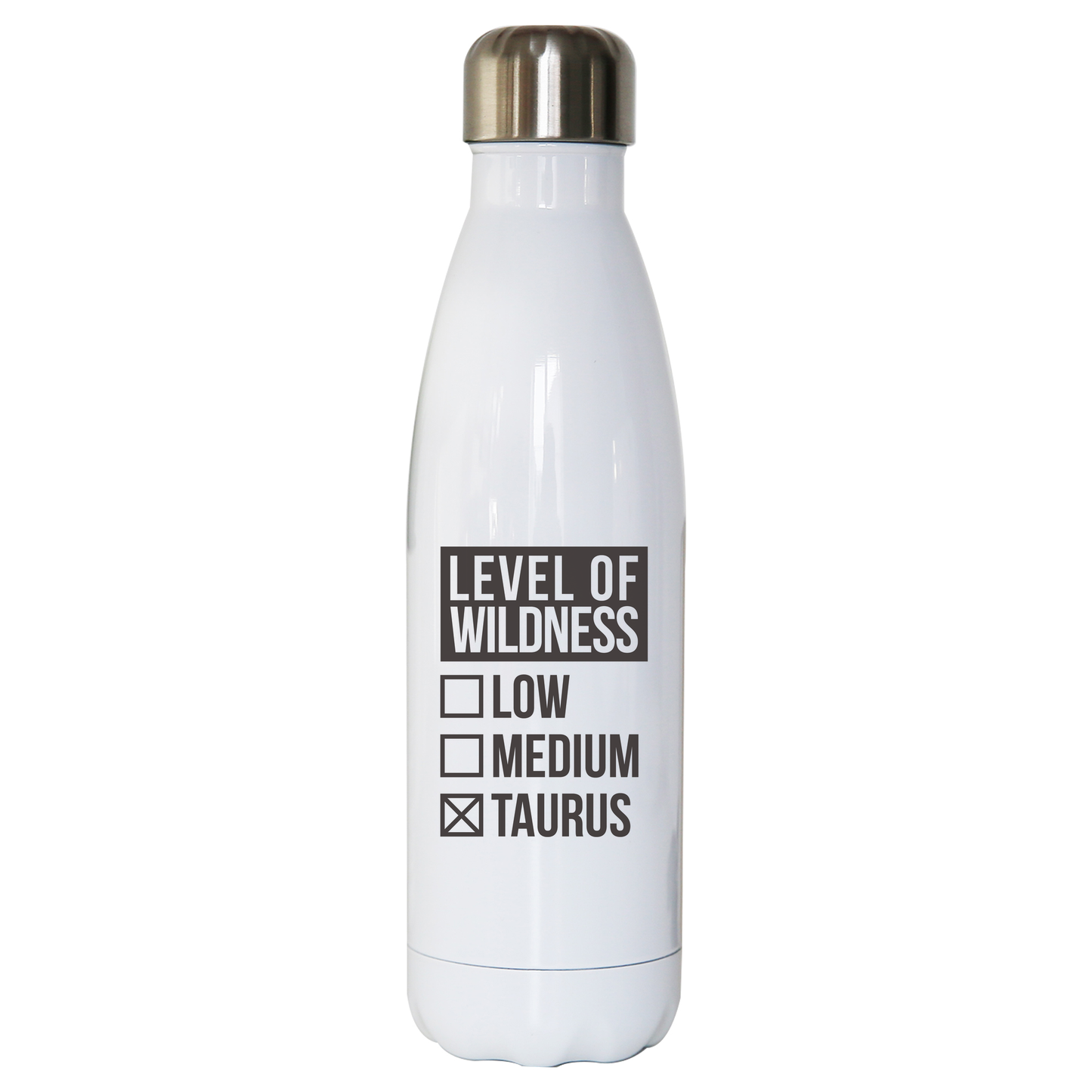 Taurus sign zodiac wild water bottle stainless steel reusable