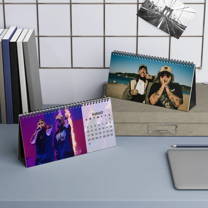 The Boys Desktop Calendar, G59 Table Decor, New Year 2025 Calendar, Ruby And Scrim New Calendar Gift For Fans