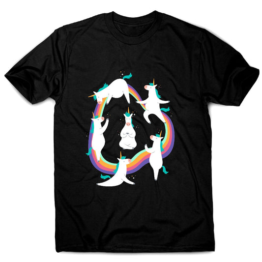 Unicorn yoga - funny men's t-shirt