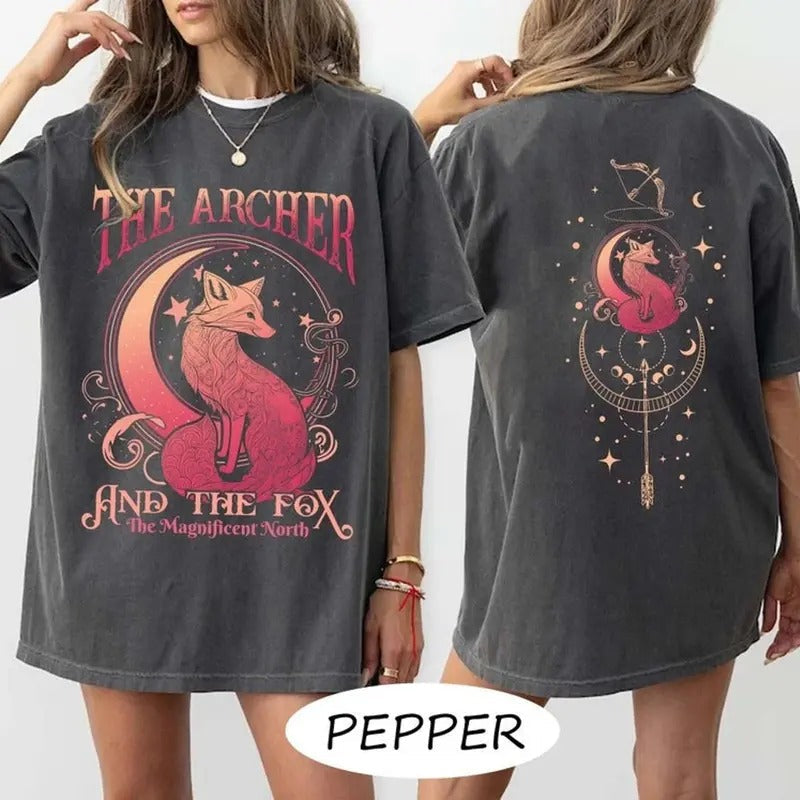 Vintage Ballad Of The Archer And The Fox Comfort Colors Shirt, Once Upon A Broken Heart Tee, The Archer And The Fox...