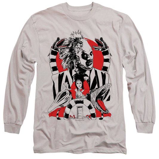 Beetlejuice Beetlejuice Collage - Men's Long Sleeve T-Shirt